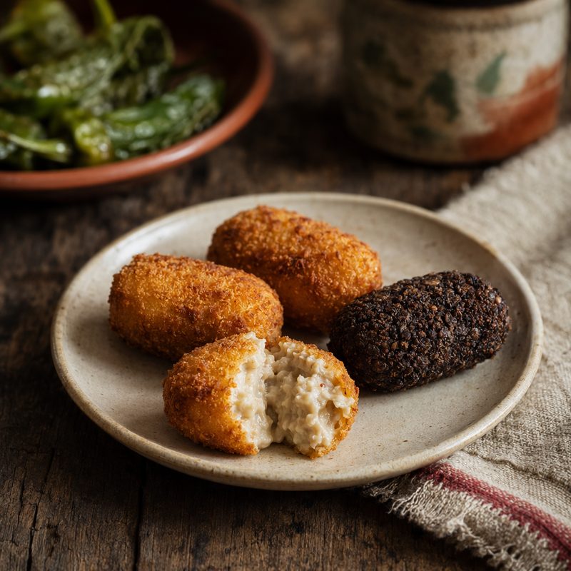 Croquetas (morcilla / gorgonzola)